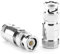 N Buchse an BNC Stecker, HF Steck Verbinder, Koaxial Adapter Test Konverter, Hoch Temperatur Widerstand Impedanz 50Ω Frequenz 0-6Ghz