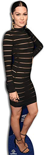 CS616 Jessie J Pop Star Lifesize Cardboard Cutout Perfect for Fans, Friends, Family and Events Height 180cm Width 49cm