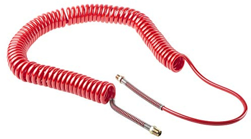 RS PRO 6 m CPC Polyurethan Spiralschlauch Rot, Innen-Ø 5 mm, 10 bar 65 °C -20 °C