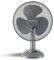 Schallen Home & Office Electric 12 3 Speed Electric Tilt Oscillating Worktop Desk Table Air Cooling Fan (Grey)