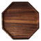 Casecover Placa De Madera Sin Pintar Bandeja Octogonal De Madera Maciza De Madera De Té Bandeja De Frutas Pan Placa De Madera De Madera Bandeja Octogonal