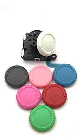 Capuchon en caoutchouc de silicone pour manette Switch NS (blanc)
