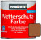 Primaster Wetterschutzfarbe 750ml Braun Holzfarbe UV-Schutz Wetterschutz