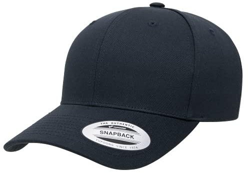 Yupoong Unisex-Erwachsene Yp Classics Retro Snapback Cap Verschluss, Marineblau, Einheitsgröße