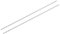 sourcing map HSS(High Speed Steel) Extra Long Twist Drill Bits, 2.5mm Drill Diameter 300mm Length for Hardened Metal Woodwork Plastic Aluminum Alloy 2 Pcs