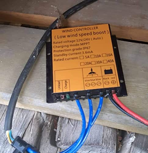 100W‑800W 12V/24V 48V Controller per Turbine Eoliche, IP67 Bassa Tensione Regolatore di Carica per Generatore Eolico, MPPT Regolatore di Carica (12)