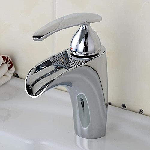 Waschtischarmatur Küchenarmatur Einhebel Retro Messing und Keramik Waschtischarmatur mit Wassereinlass für Badewanne