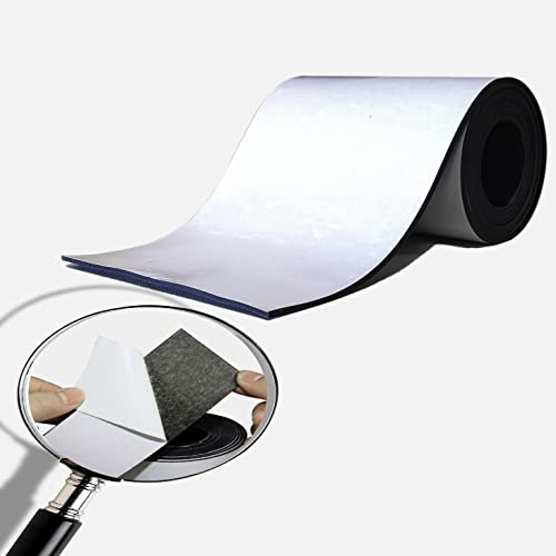 Rotolo di gomma adesiva/strisce adesive antiscivolo/lamina di gomma/pavimento in gomma antiscivolo/larghezza 20 cm x lunghezza 2m, spessore 3mm/piastra in gomma/per rondelle di gomma