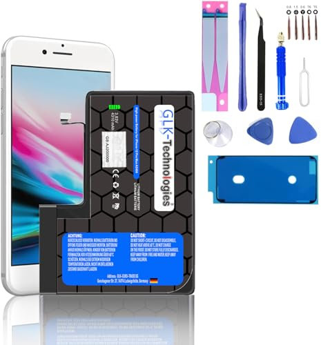 High Power Replacement Battery Compatible with Apple iPhone 12 Pro Max A2342 A2410 A2412 A2411 GLK-Technologies Battery 4310 mAh Battery Including Professional Tool Set Kit NUE