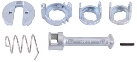 Kit di riparazione per serratura della porta, cilindro per auto, 7 pezzi, serratura della porta, cilindro della serratura, ricambio anteriore sinistra o destra, per E46 serie 3