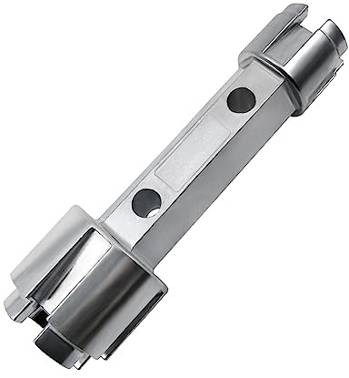 WBJKZJD Tub Drain Remover Wrench, Heavy Duty Drain Wrench Aluminum Alloy Wrench for Install and Remove Most Bath and Shower Drains