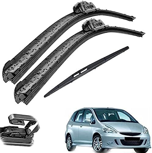 Scheibenwischerblätter für Autofenster vorne und hinten, für Honda, für Jazz MK1 2002 2003 2004 2005 2006 2007 2008 Scheibenwischer