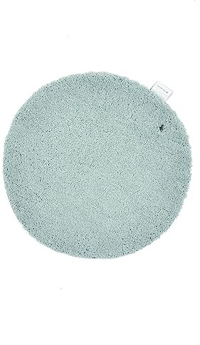 Teppich aus 100% Polyester; handgetuftet | Größe: 60 cm rund; Farbe: Mint | Tom Tailor - Cozy Bath