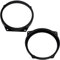 AERZETIX - C40675 - Set di 2 adattatori/supporti per altoparlanti per auto Ø165mm - lato di montaggio: porte anteriori - compatibile con BMW Mini Cabrio (R52) Mini Cooper (R53) Mini One (R50)