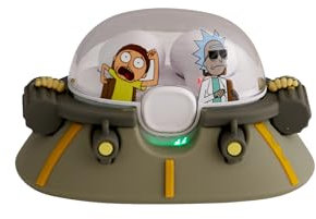 Rick And Morty True Wireless Earphones With Built-In Microphone To Make Calls. Light Up Space Themed Charging Case. Bluetooth V5.0. USB-C. Volume And Track Control For Music Playback.