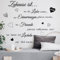 TOARTI Text Wandaufkleber Zuhause ist Wandtattoo Flur Wohnzimmer Wandaufkleber Spruch Zitate Wandsticker Schwarz Herz Schlafzimmer wandaufkleber 90x29cm Zuhause ist wo die Liebe wohnt