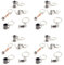 TsoLay 20PCS Barista Coffee Tamper Keychain Espresso Portafilter Moka Pitcher Keyring Portable Coffee Accessories Gift