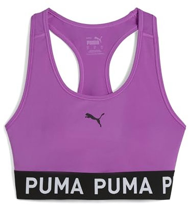 PUMA Damen 4keeps Elastic Bra Sport-BHS, Wild Berry, M EU