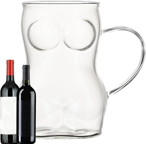 Grande chope à bière – Chope à bière en verre, verres à bière pour femme | Chope à bière pour congélateur, chope à bière, verres à eau, chope à bière sexy, verres à bière, verres à bière pour femme