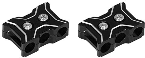 2Pcs RC Car Cable Manager RC Wire Clamp Buckle, Motor Battery Control for RC Car Model Airplane Model Boat Model (Black)