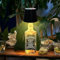 LED Akku Tischlampe Aufladbar Kabellose Flaschenleuchte Touch Tischleuchte Dimmbare Flaschenlampe mit Atem Licht, IP54 Wasserdichte, RGB Farben, für Innen Außen Bar Restaurant Tisch Deko (Schwarz)