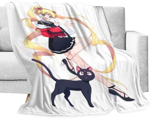 DKLQXCE Decke mit Druck, Überwurfdecke, 3D Druck Plüschdecke Flanelldecken Doppelseitige Flanell Super Weiche Kuscheldecke für Mädchen Kinder Erwachsene