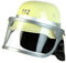 W WIDMANN MILANO Party Fashion - Feuerwehrhelm mit Visier für Kinder, aus Hartplastik, Uniform, Feuerwehr Ausrüstung