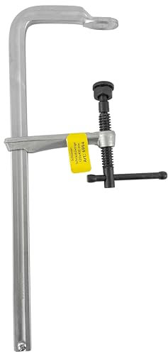 WELDINGER Schlosser-Schraubzwinge Ganzstahl 120x400 mm mit beweglicher Druckplatte