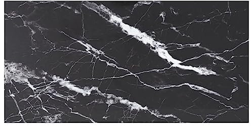 Générique Dessus de Table Noir 100x50 cm 6 mm Verre trempé Design marbre, Meubles, Accessoires pour Tables, Plateaux de Table, Noir, 8.52 KG, 322274