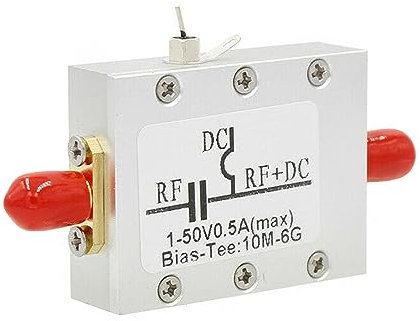 xbiez RF Blocking Biaser Bias 10MHz To 6GHz RF Coaxial Blocker Broadband Radio Frequency Microwave Coaxial B