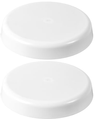 2 Pzs Tapa Ventilación Tipo Hongo para Techo de Caravana Keystone, Repuesto Cubierta Plástico Impermeable para Ventilación Plomería del Vehículo (Blanco)