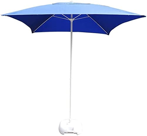 GLJTUO Sombrillas De Jardín para Exteriores, Sombrilla Impermeable Cuadrada De 2 M con Fibra De Vidrio, Protección UV, para Terraza, Piscina Y Playa.,