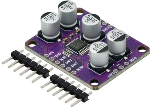 Fuhjythy PCM1808 Audio Decoder Stereo ADC 105dB SNR 24bit Amplifier Board Module for Hi-Fi Systems