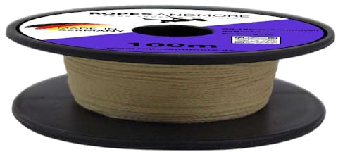 Aramidseil Kevlarschnur Aramid Seil Ø0,18-1mm geflochten 100m Made in DE (Ø0,18mm - 100m)