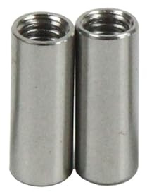 2 pezzi manicotti filettati in acciaio inossidabile tubo a vite diametro 5 mm lunghezza 9/13/16/20 mm con filettatura interna M4(13mm)