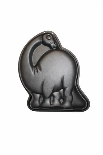 NEUSTANLO Backform Langhals | Dino Motiv Backform für Kuchen, Kekse & Desserts | antihaftfreundlich entformbar | ideal für Kindergeburtstag, Backspaß & Motto-Partys
