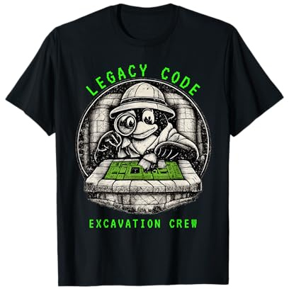 Legacy Code Excavation Crew Lustiger Linux-Systemadministrator T-Shirt