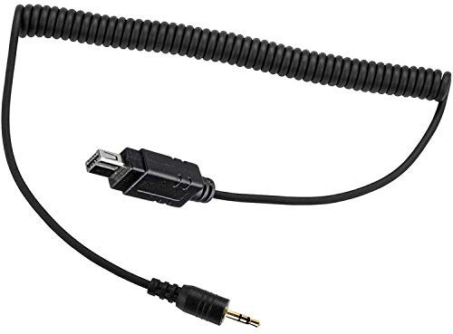 PHOLSY 2,5mm Klinke Kabelauslöser Drahtauslöser Fernauslöser N10/DC2 Kamera Verbindungskabel Auslöserkabel für Nikon Kameras MC-DC2