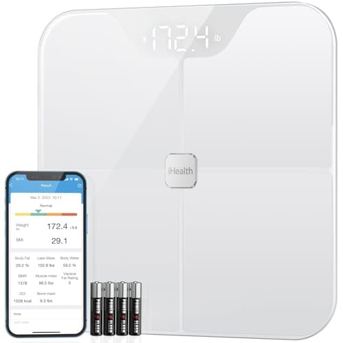 iHealth Fit Balance Körperanalyse, vernetzt, 1 Stück, White, HS2S