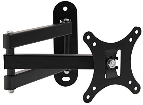 SHAFAH® Tilt & Swivel TV Wall Mount Bracket, Fits for 10 13 15 17 19 20 21 22 23 24 25 26 Inch LED LCD Plasma Screen Monitor Max Load Capacity 22 lbs VESA 75x75 & 100x100 mm