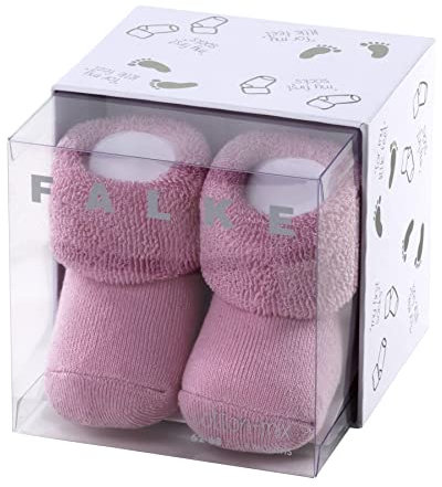 FALKE Erstling B So cotone tinta unita 1 paio, Calzini Unisex - Bimbi 0-24, Rosa Thulit 8663, 50-56