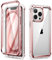 Dexnor for Apple iPhone 13 Pro Max Case（6.7 inch）, 360 Degree Full Body Shockproof Front and Back Protective Cover with Built-in Screen Protector - Baby Pink
