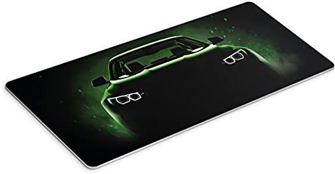 Tenvinilo | Alfombrilla Ratón Gaming Coche | Mousepad | Accesorios Ordenador | Videojuegos | Antideslizante | Impermeable | Lavable | Ecológica | 90x40cm | Fabricado en España