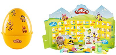 Play-Doh Hasbro Riesenei mit 7 Überraschungen, ab 3 Jahren, Knetmasse, Mehrfarbig
