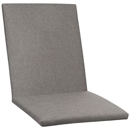 KETTtex EXKLUSIV Auflage Mittellehner Taupe-Grau I Gartenstuhl Polster 109x50x4cm I KTH2 Sitzauflage weich & robust I atmungsaktive Stuhlauflage I UV-beständiges Sitzkissen I Dessin 2332