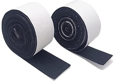 Huimai 2 Rollen 450×5×0.1cm Filzgleiter Selbstklebend Schwarz Filzstreifen Frei Formen und Größen Geschnitten Werden Der perfekte für Stühle, Sofas Möbelbodenschoner