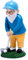 Lustige Gartenzwerge, Outdoor-Golf-Spiel- -Statue, Gartenzwerg-Statue für Golf, Terrasse, Hof, Rasen, Veranda, Ornament, Sommerdekorationen im Freien