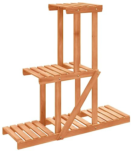 vidaXL Blumenständer 81x25x75,5 cm Massivholz Tanne