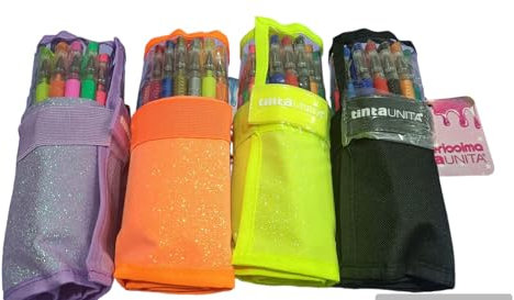 TINTA UNITA Rotolo 25 Penne Gel Glitterissima colori assortiti
