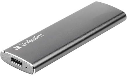Verbatim Vx500 - Disco rigido esterno SSD da 2 TB, unità a stato solido portatile USB 3.2 Gen 2 per Mac, PC, smartphone e console di gioco, grigio siderale